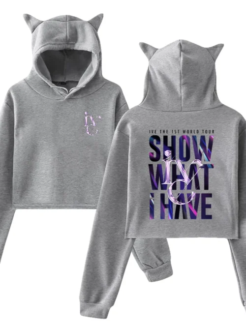 IVE World Tour Show What I Have Cropped Hoodie