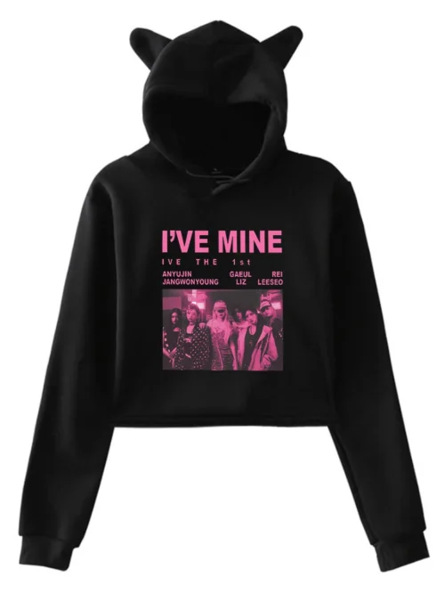 IVE Cropped Hoodie #1